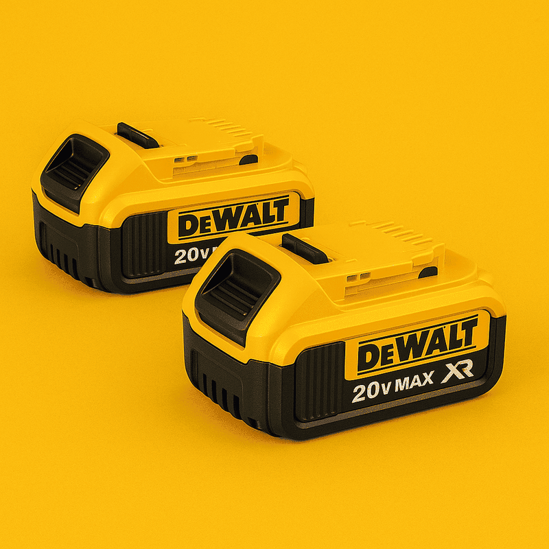 Kit Taladro DeWalt + 2 Baterías + Kit Herramienta 46 Pcs + Kit Broca 20 Pcs Titanio