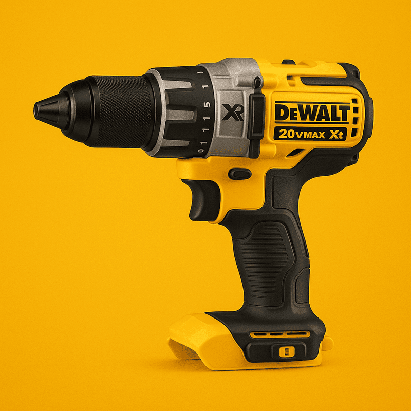 Kit Taladro DeWalt + 2 Baterías + Kit Herramienta 46 Pcs + Kit Broca 20 Pcs Titanio