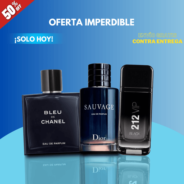 LUXE TRIO PARFUM MEN (50% OFF)